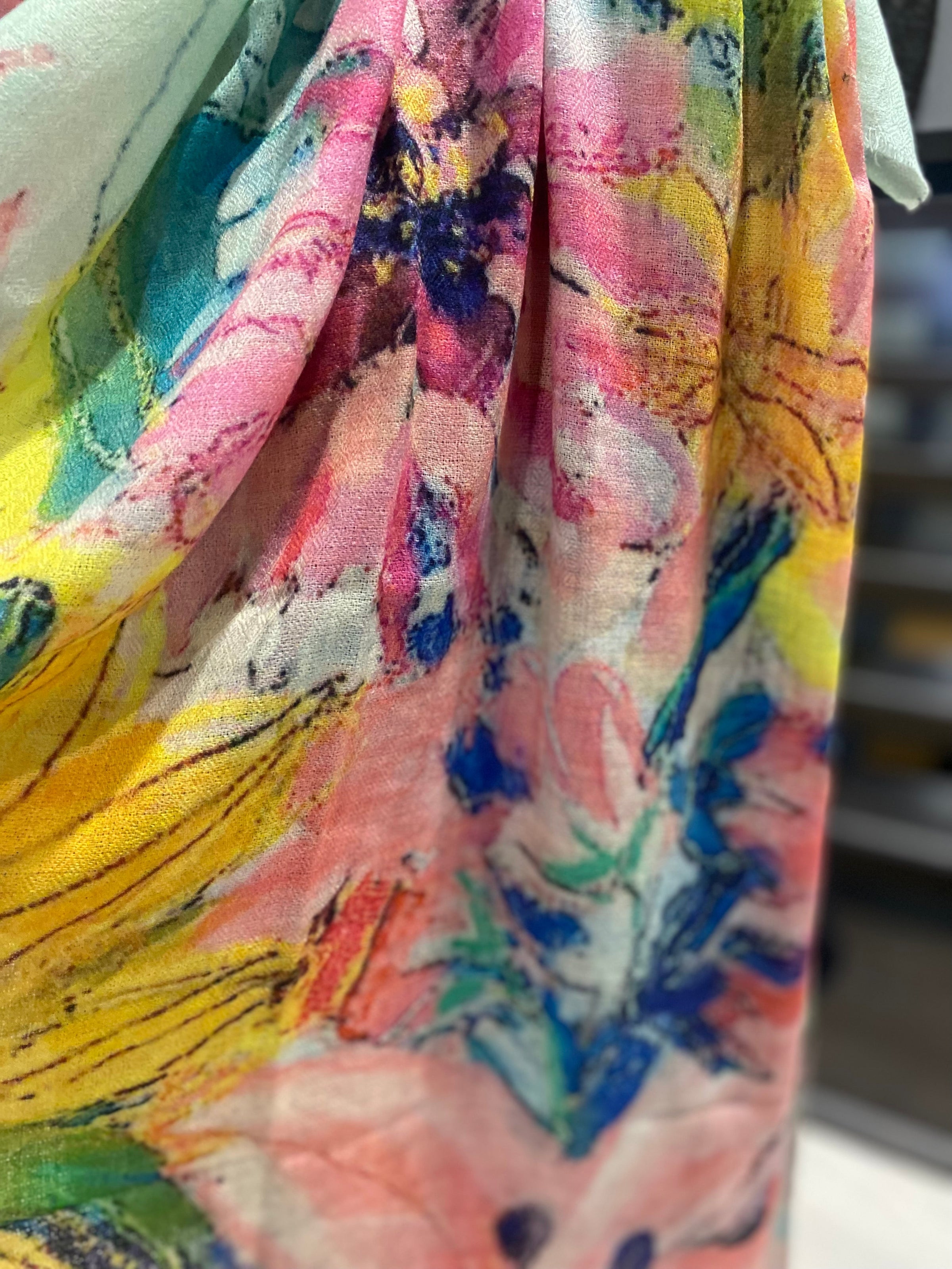 Floral Saga Cashmere Julian Scarf