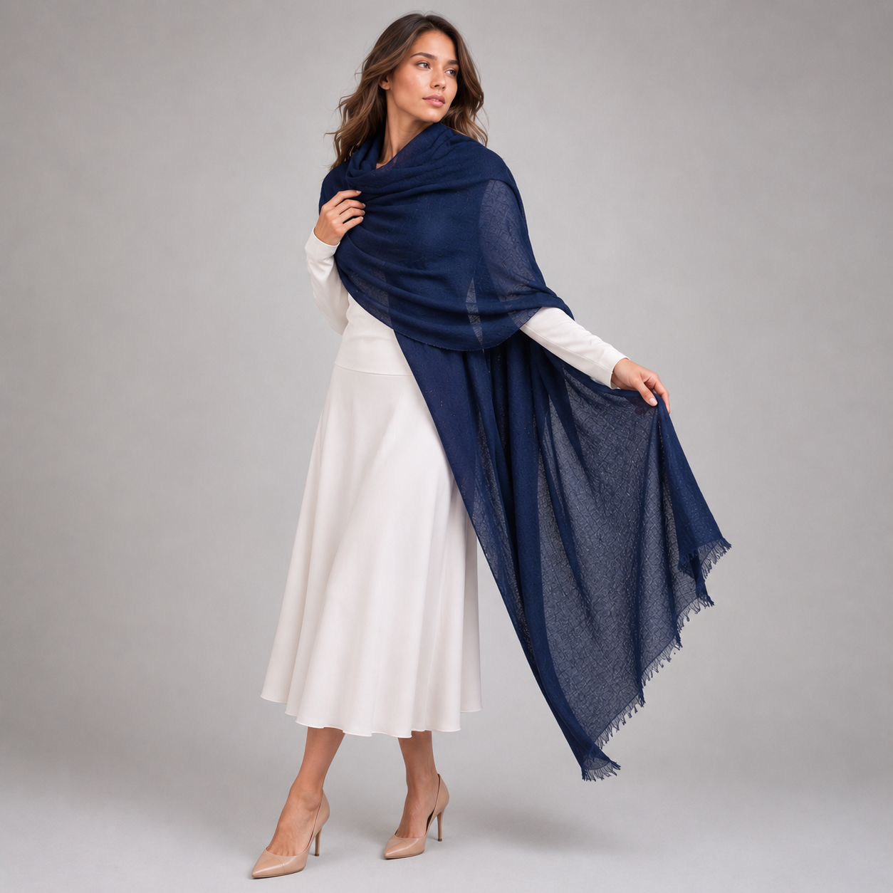 Julian 100% Ultra fine cashmere Maya oversized scarf/ wrap/ shawl-More colours available