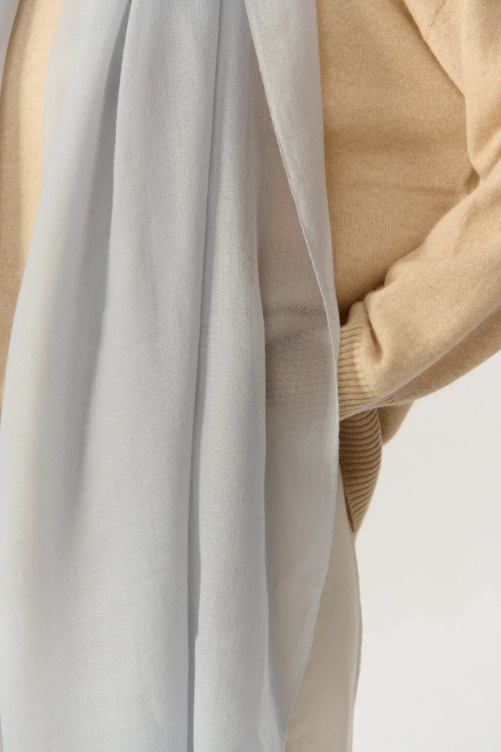 Julian Ultra fine Cashmere oversized scarf/ wrap/ shawl-Grey