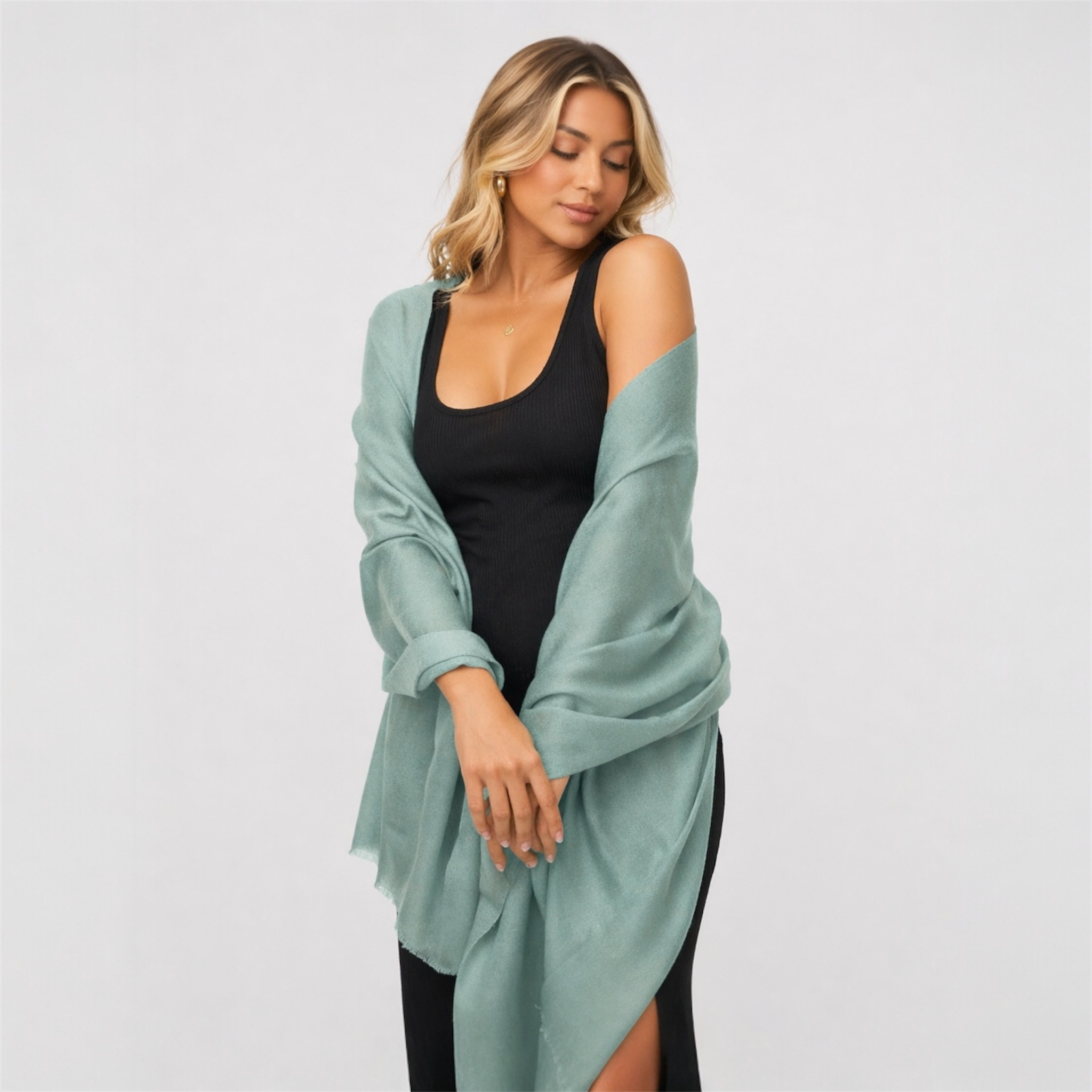 Julian 100% Ultra fine cashmere Maya oversized scarf/ wrap/ shawl-More colours available