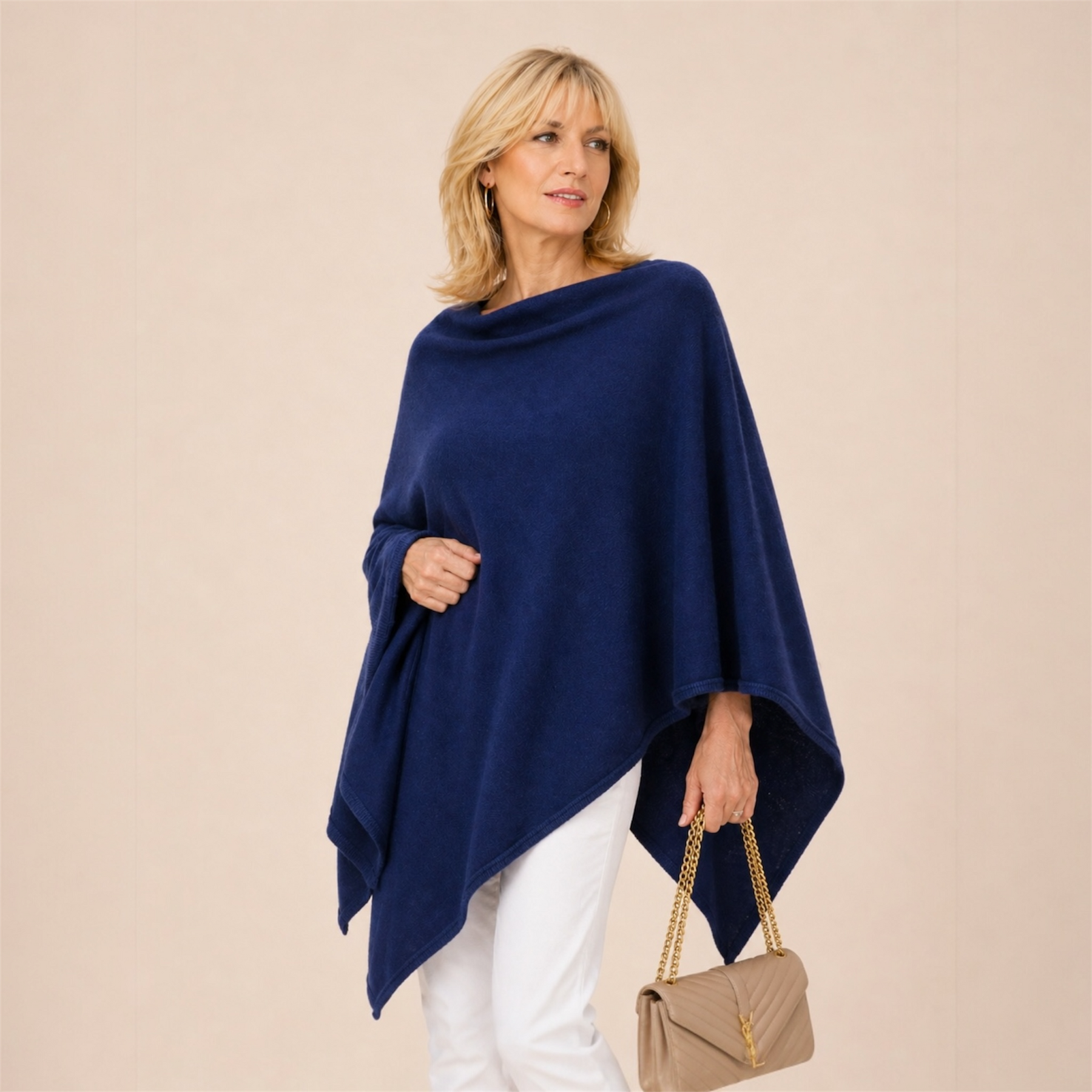 Mklane Julian Maya 100% Cashmere Oversized Poncho-10 colours available