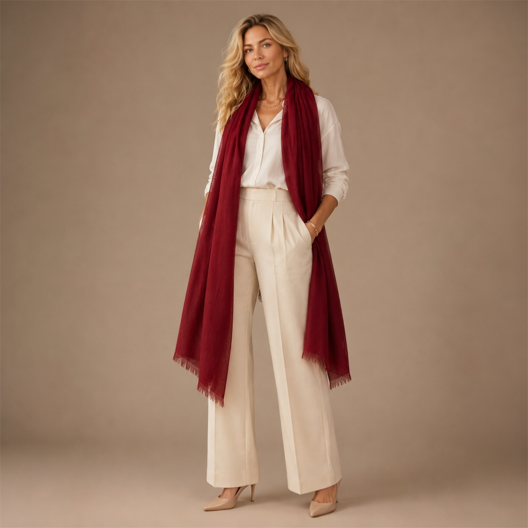 Julian 100% Ultra fine cashmere Maya oversized scarf/ wrap/ shawl-More colours available