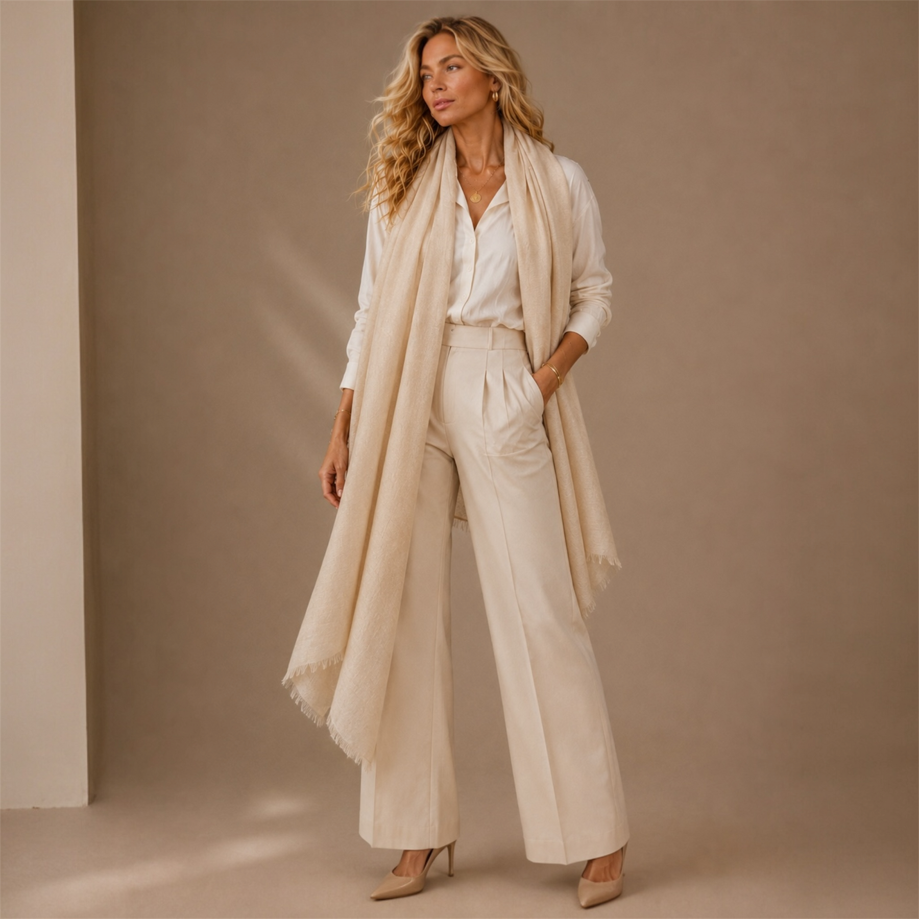 Julian 100% Ultra fine cashmere Maya oversized scarf/ wrap/ shawl-More colours available