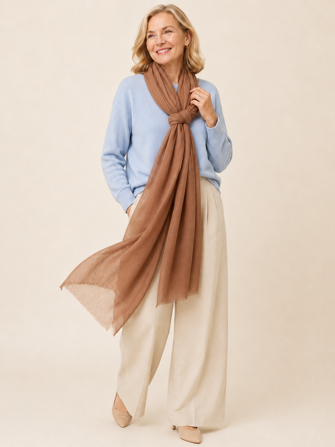 Julian 100% Ultra fine cashmere Maya oversized scarf/ wrap/ shawl-More colours available