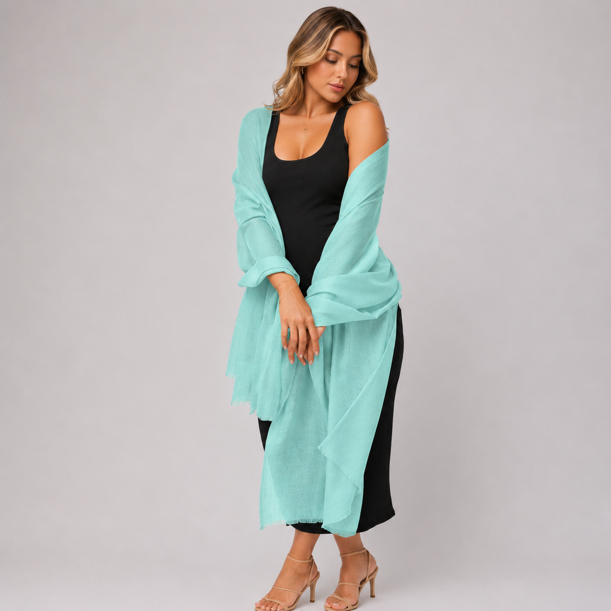 Julian 100% Ultra fine cashmere Maya oversized scarf/ wrap/ shawl-More colours available