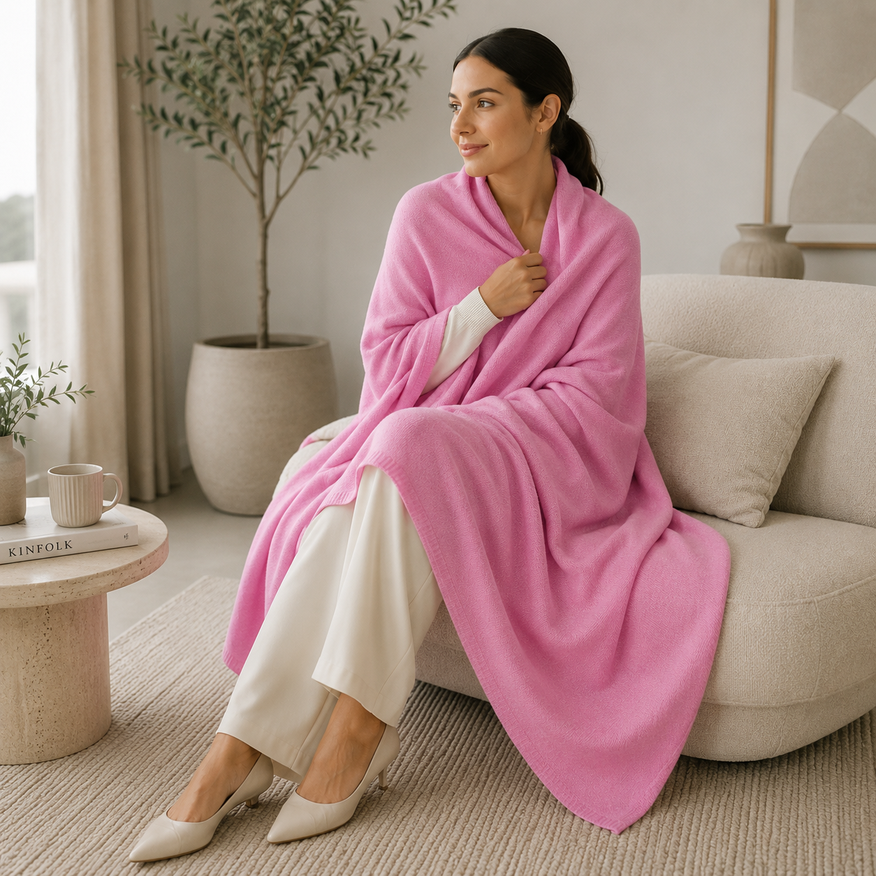 Julian Cashmere Extra large Travel Wrap/Shawl