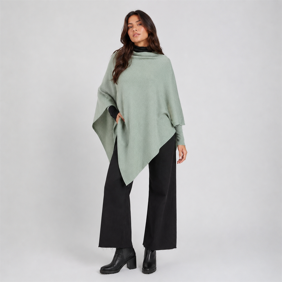 Julian Pure Cashmere Soft & Warm Poncho Size AU 8-18- More colours available