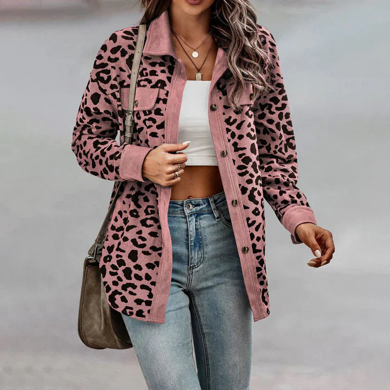 SERAPHÉ™ LEOPARD PRINT BLAZER